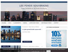 Tablet Screenshot of fondssouverains.com